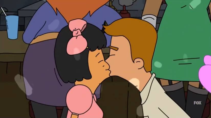 Bob's Burgers Tina Jimmy Jr. Kiss