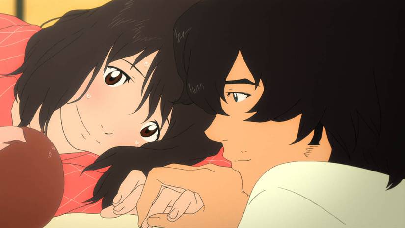A young woman and her part-wolf lover spend time with their newborn in Wolf Children