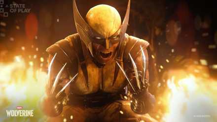 Wolverine screams in a blaze of fire in Marvel's Wolverine PS5 game