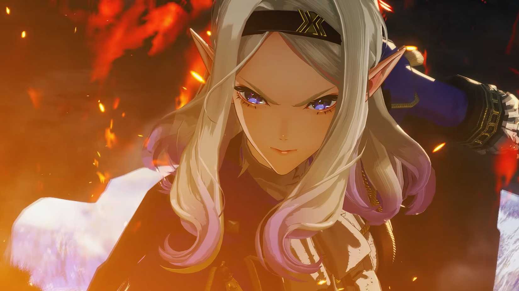A screengrab from the Xenoblade Genesis trailer show a character that looks like an elf