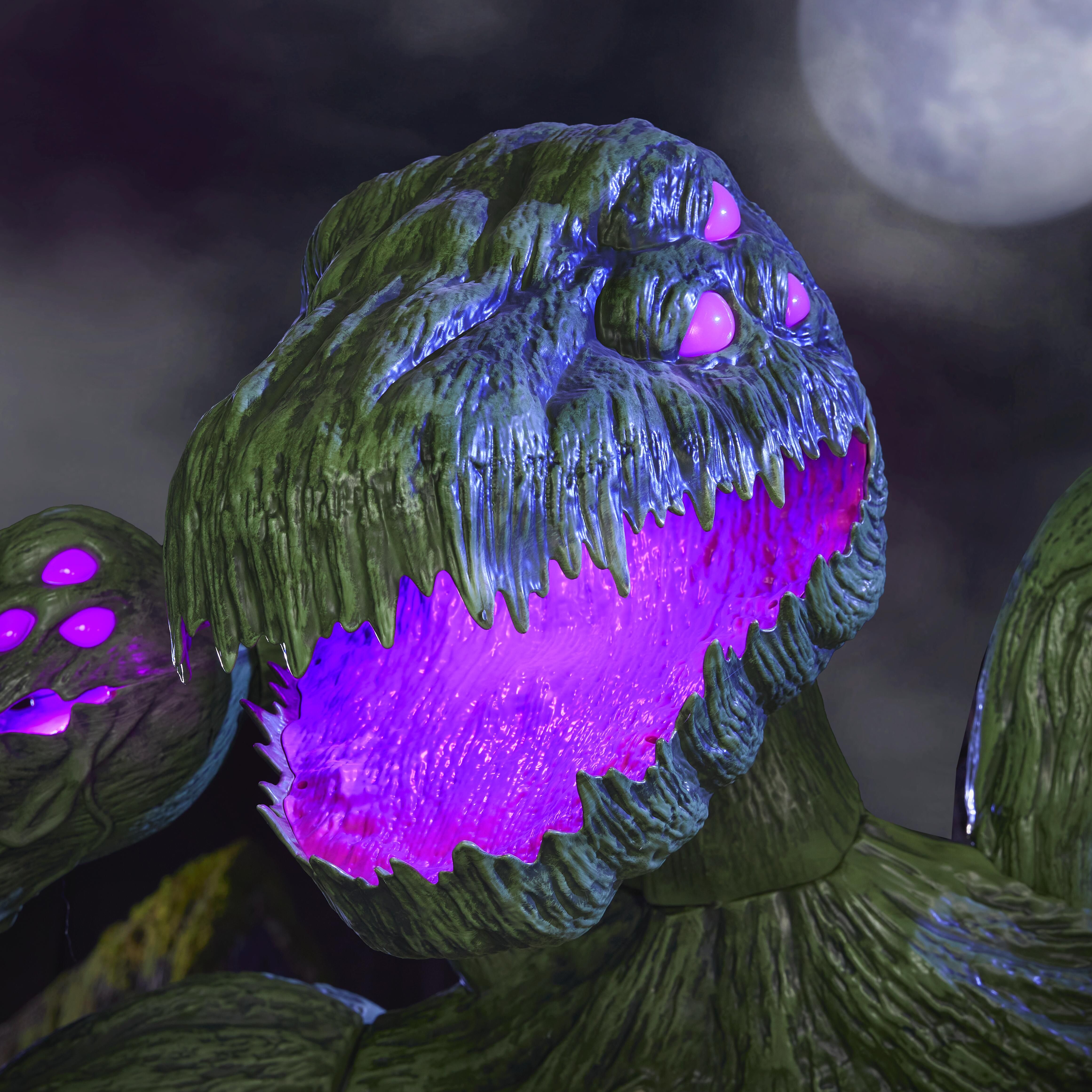 8 FT Giant Sized Animated LED Perilous Plant Monster FACE