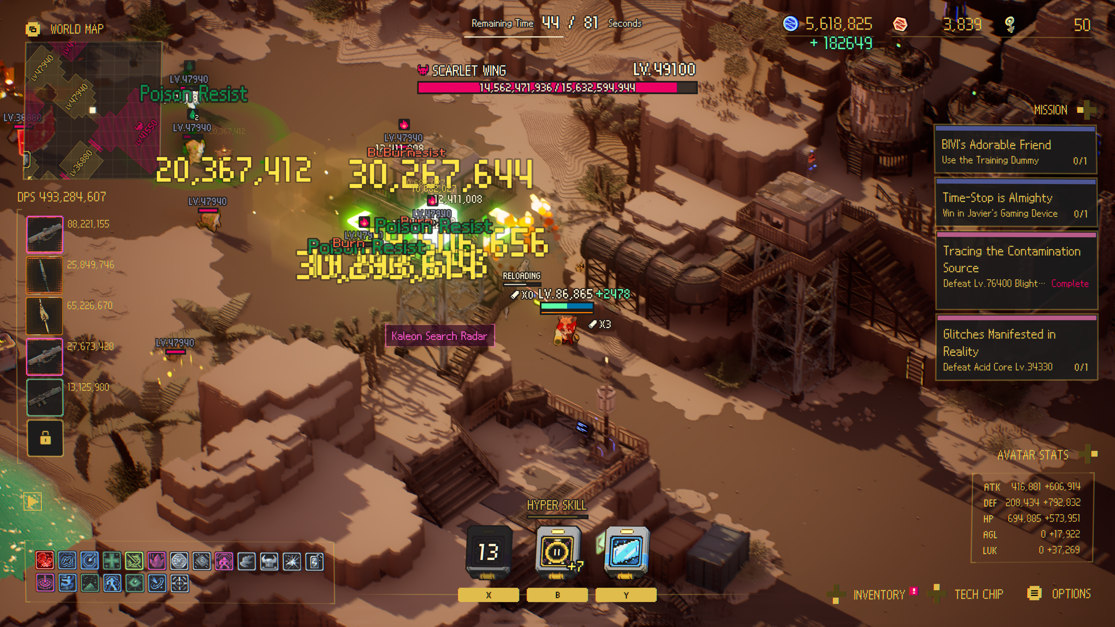 Ascend to Zero hero damages a lot of enemies