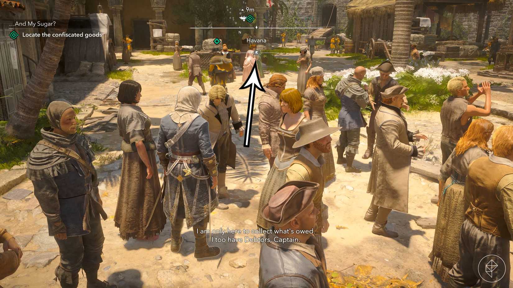 Edward blends in with a crowd during the
