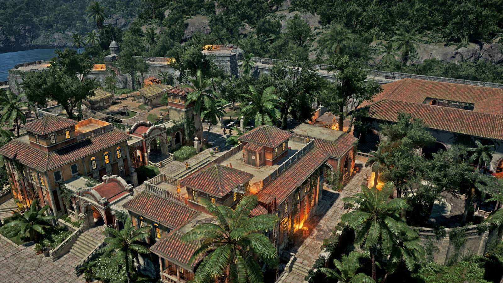 The location of the prison in the 