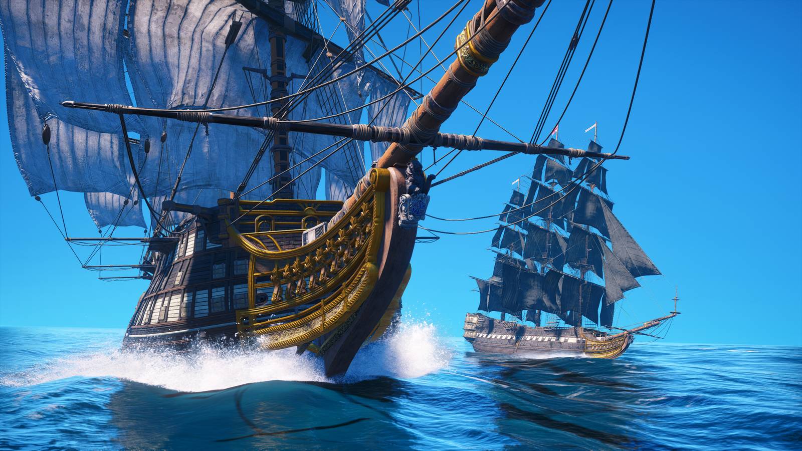 The HMS Fearless and Royal Sovereign in Assassin's Creed Black Flag Resynced.