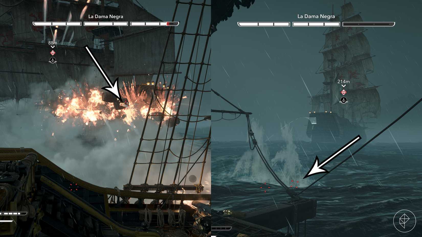 La Dama Negra in Assassin's Creed Black Flag Resynced.