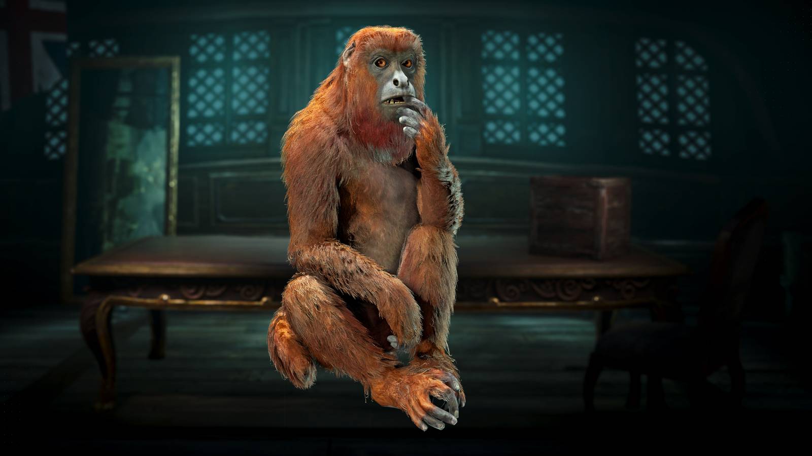 The red howler monkey in Assassin's Creed Black Flag Resynced