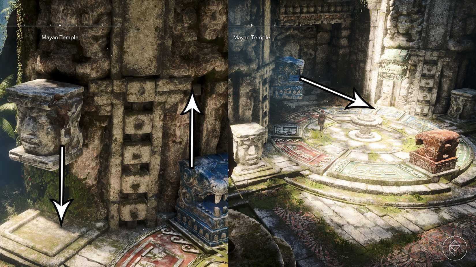 La tercera solución del rompecabezas de la estatua "El secreto enterrado del sabio" en Assassin's Creed Black Flag Resynced.