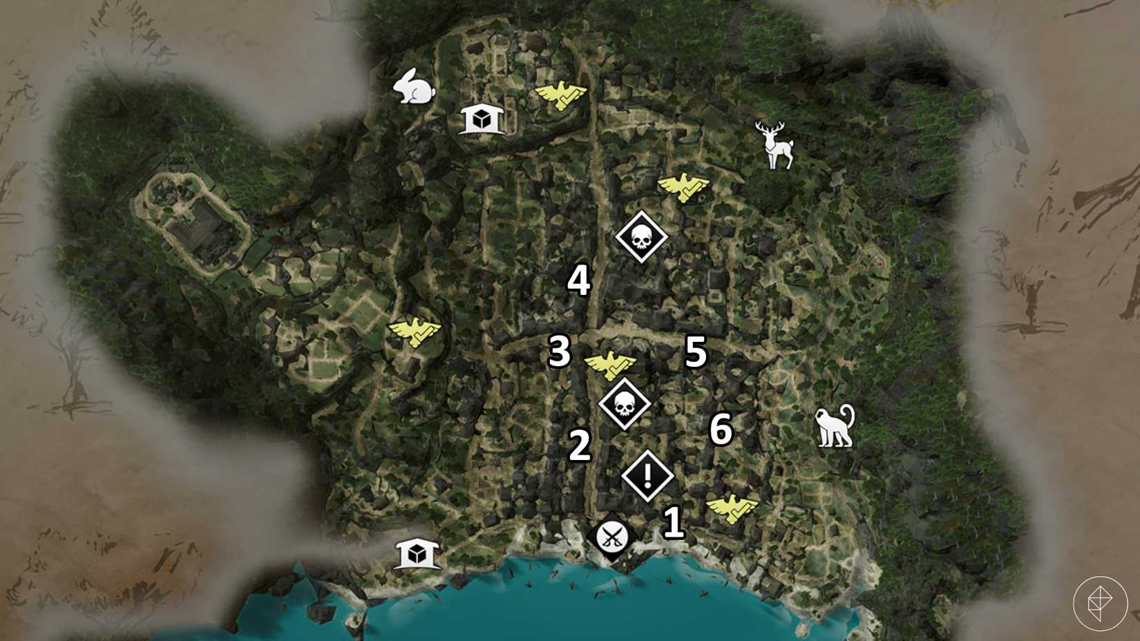 All Kingston shanty locations in Assassin's Creed Black Flag Resynced.