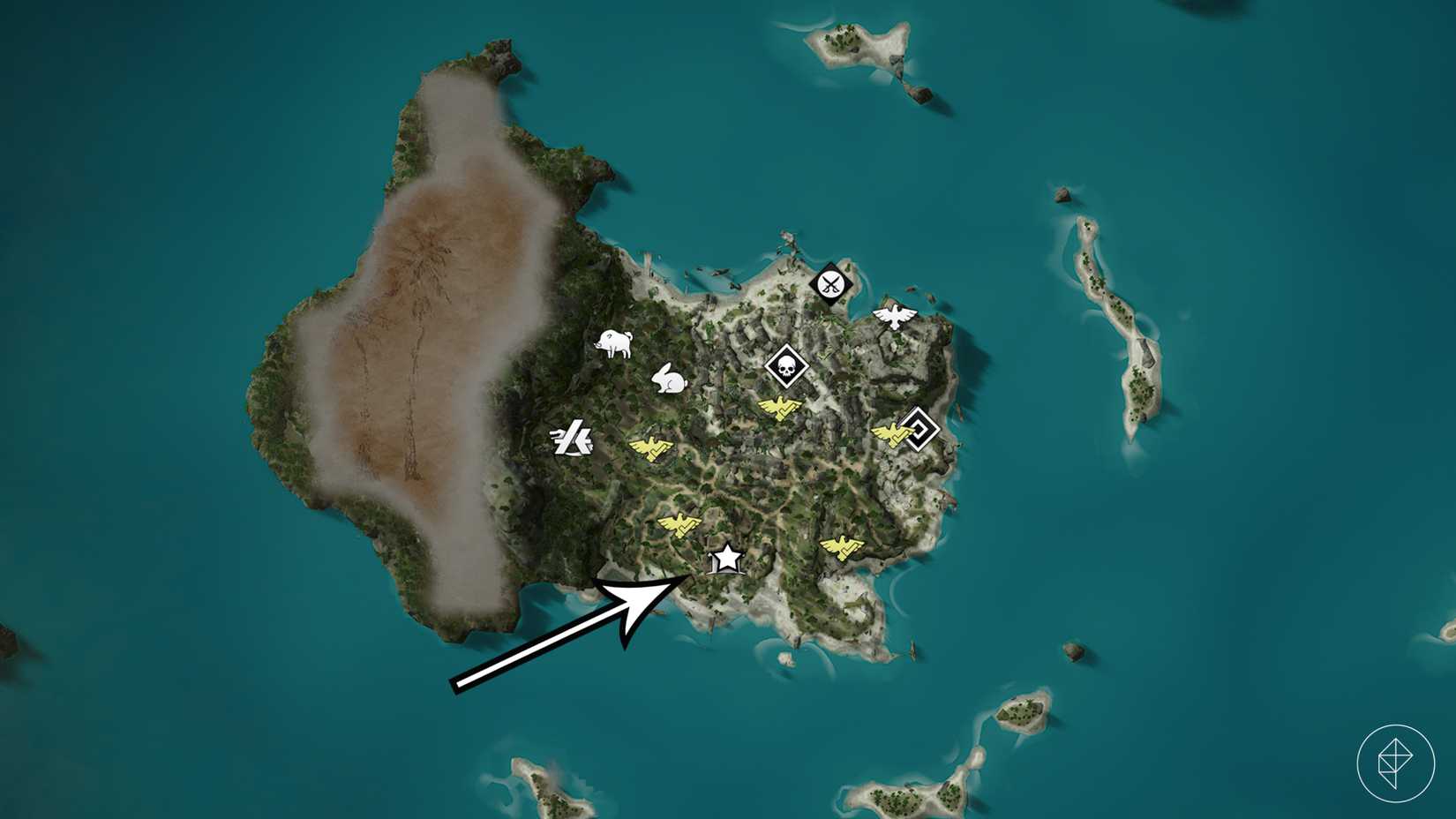 The location of the Nassau warehouse treasure map in Assassin's Creed Black Flag Resynced.