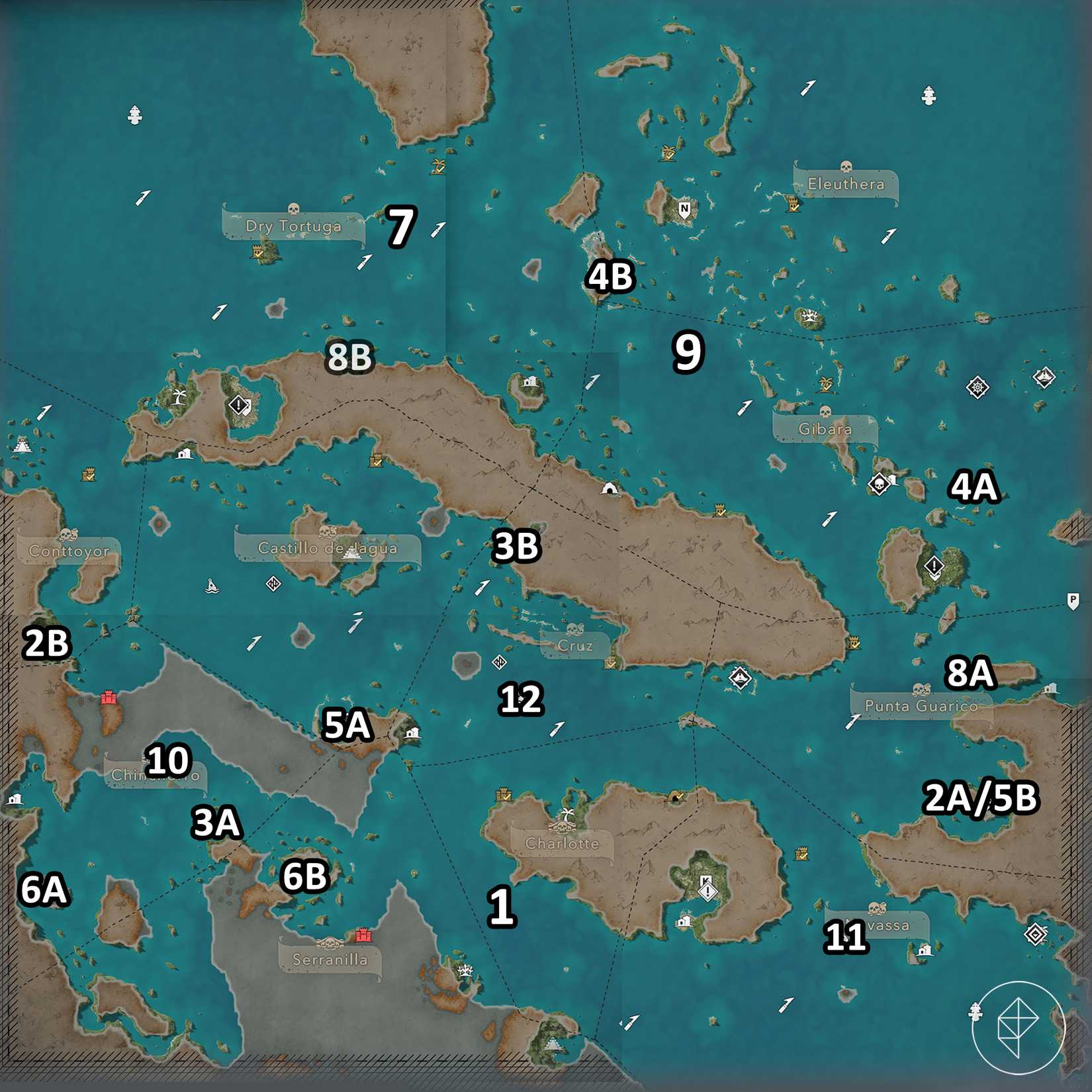 All ultimate plan locations in Assassin's Creed Black Flag Resynced