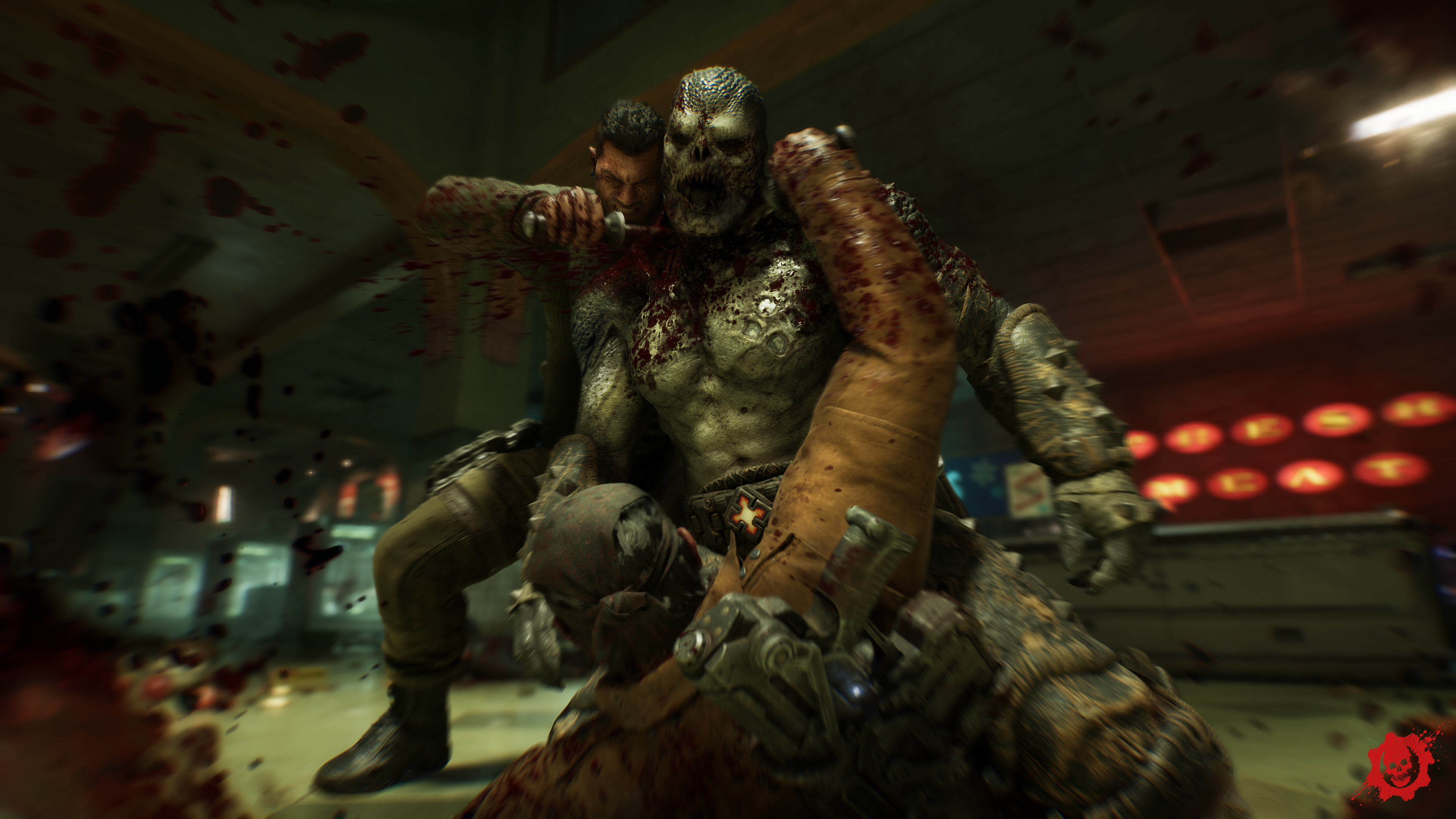 Yeah tbh I'm not actually sure what's going on in this screenshot from Gears of War E-Day