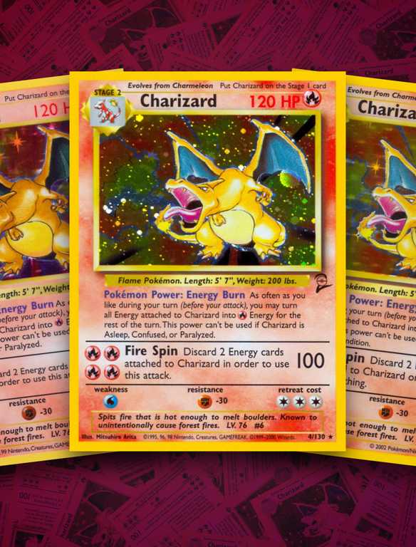 charizard pokemon card value 4 130 Base Set 2 Holo 4/130 CGC 4.5 TBC Games Pokemon - Charizard - Base