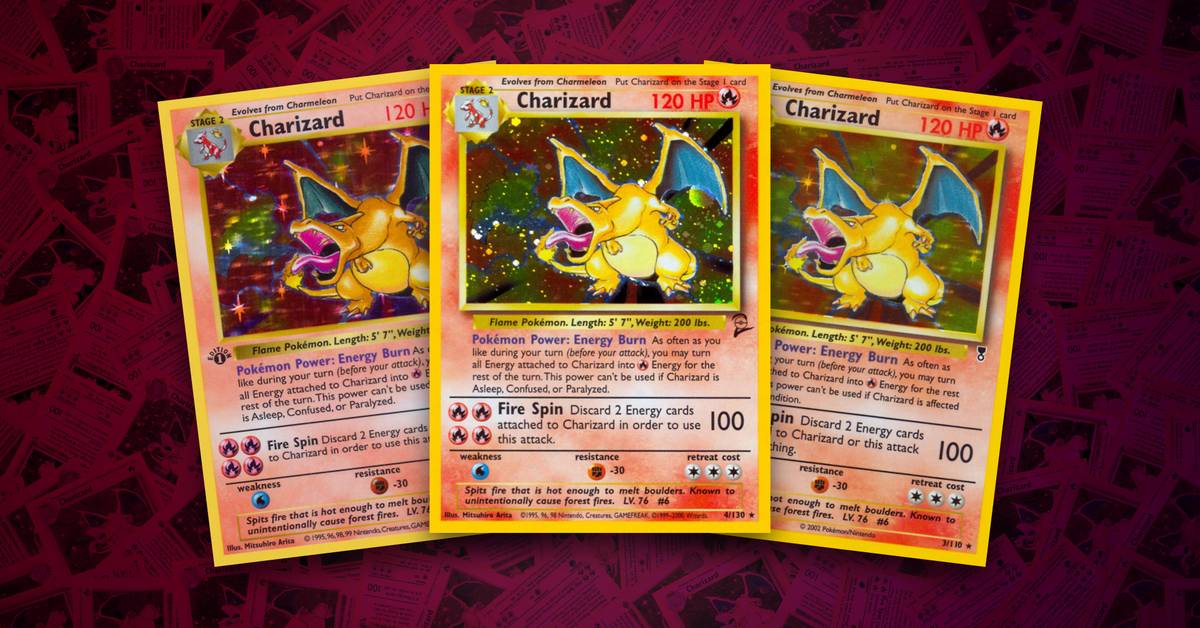 pokemon charizard card collection TCG: ex Special The collection also comes with exclusive gameplay accessories such as a metallic coin and a themed playmat Star Holo 1st Edition Charizard