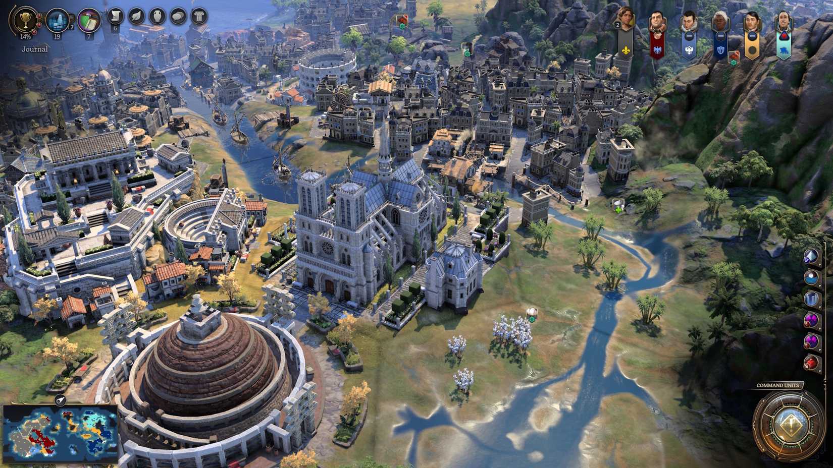 The French city of Athens in Civ 7