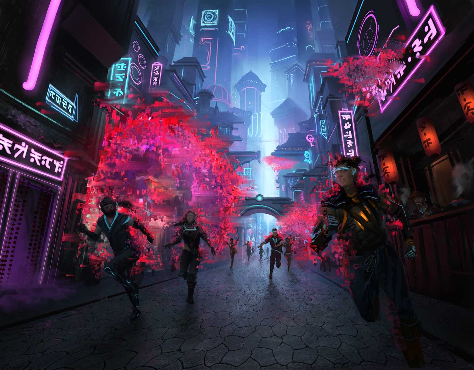 Collision-of-Realms-Kamigawa-Neon-Dynasty-MtG-Art