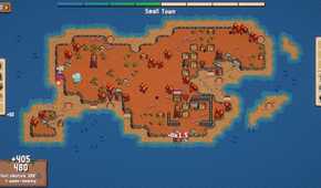 An empty island with an autumnal theme in Combolands