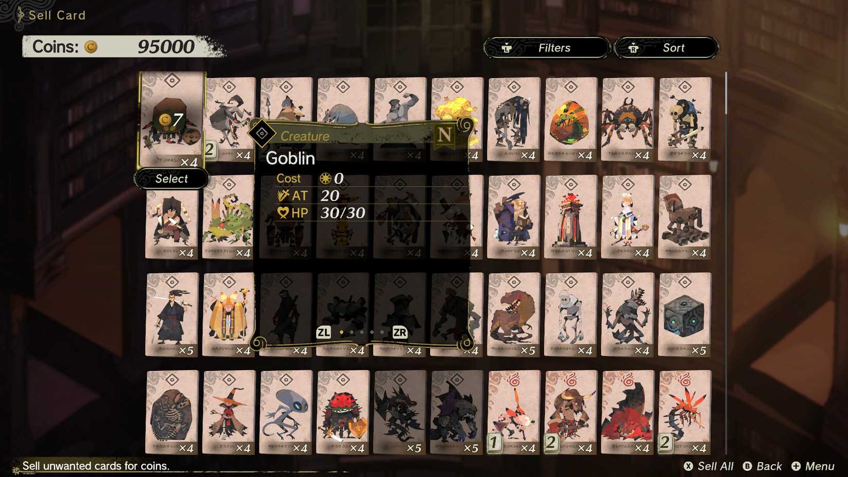 A list of cards appears in Culdcept Begins.