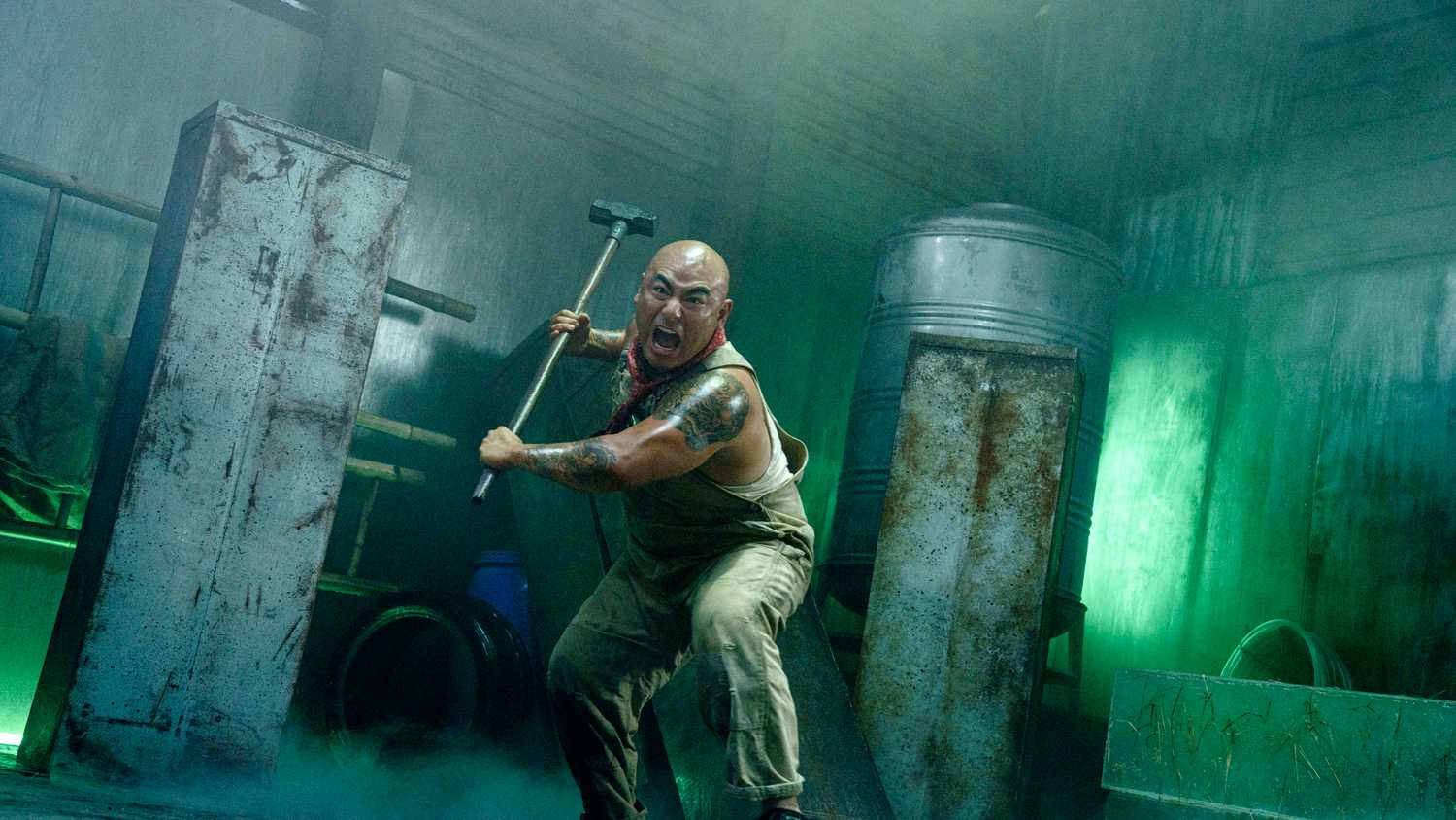 Ho wields a hammer in The Furious