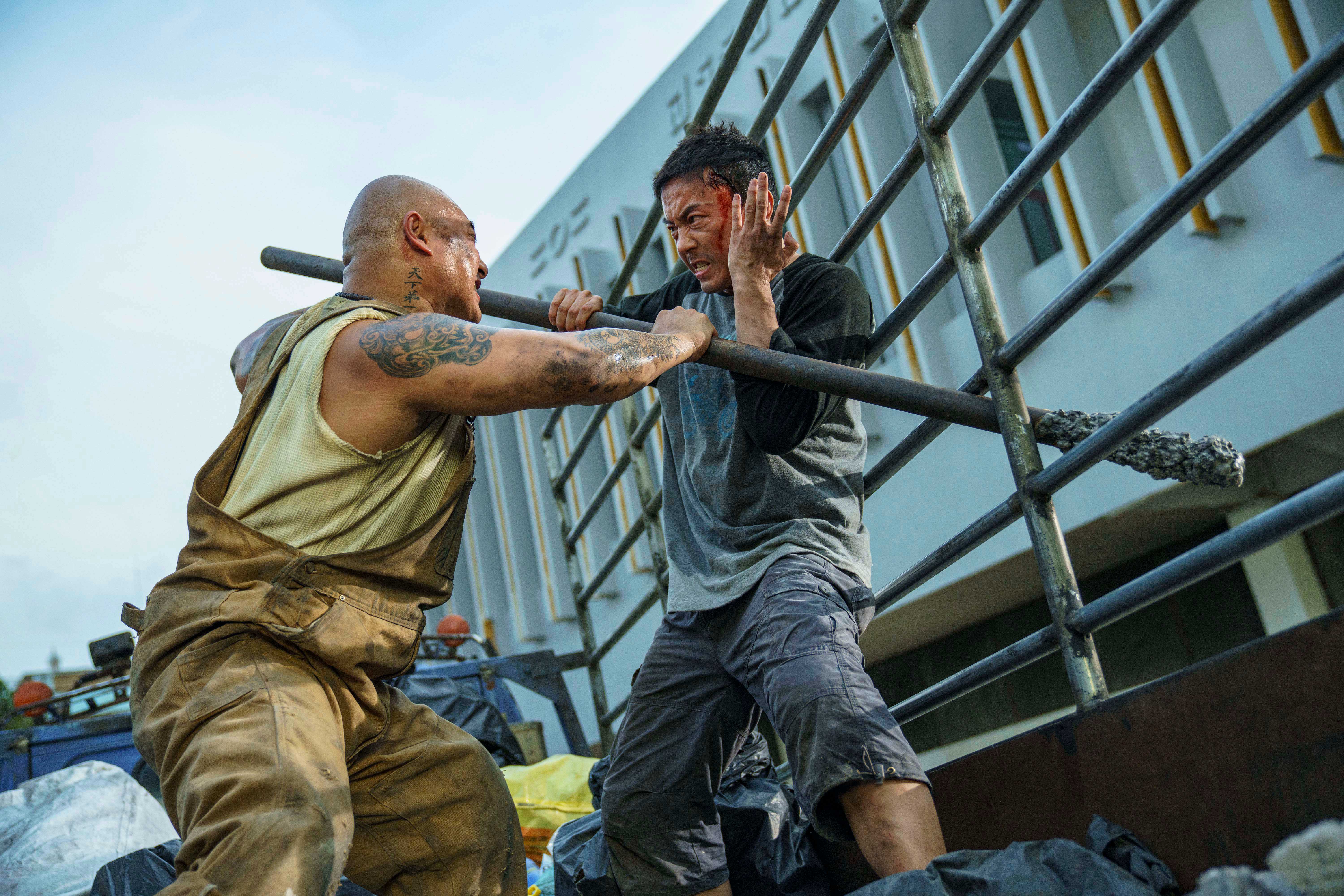 Xie Miao counters a sledgehammer in The Furious