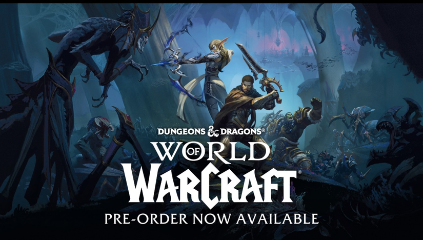 Header art cho sự kiện crossover D&D và WoW
