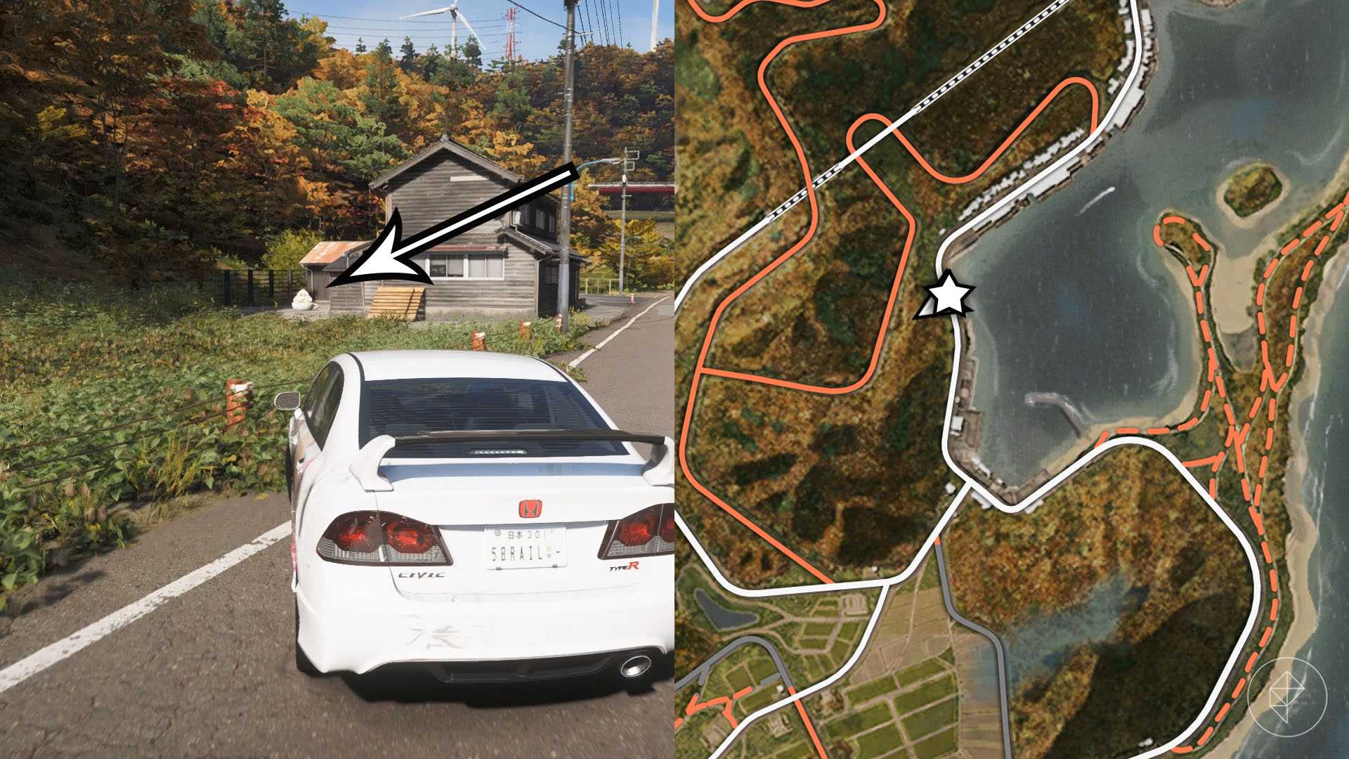 Fullscreen third location map preview