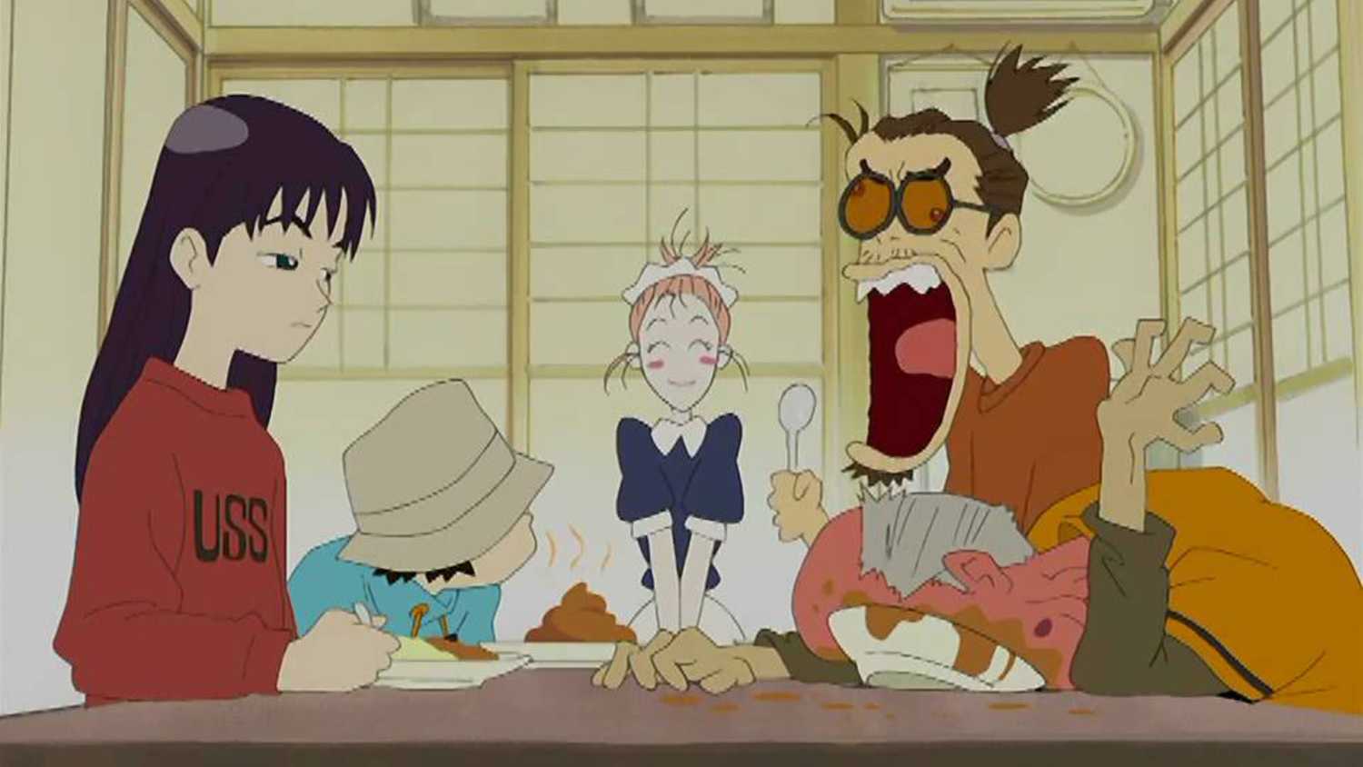 FLCL dinner scene-1