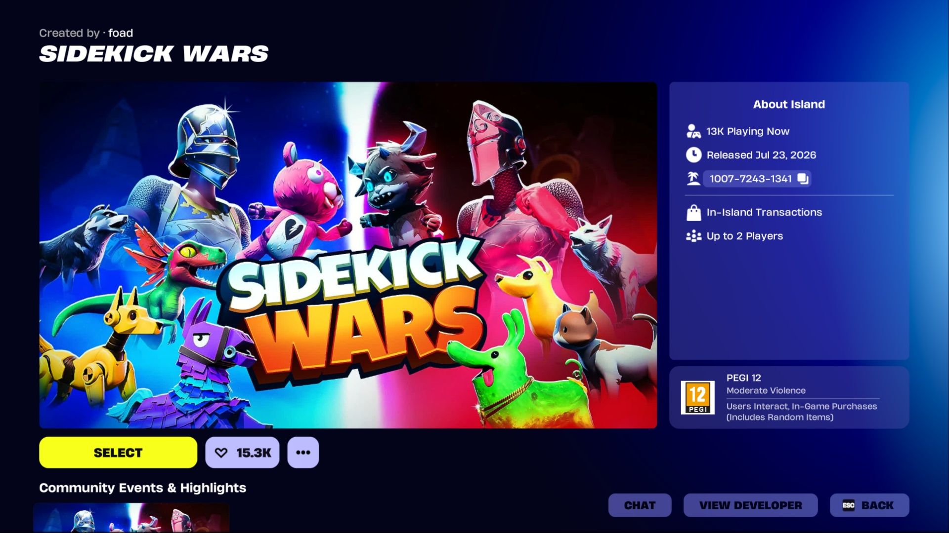 Sidekick wars, an example of a creature game in the Cuddles and Chaos event