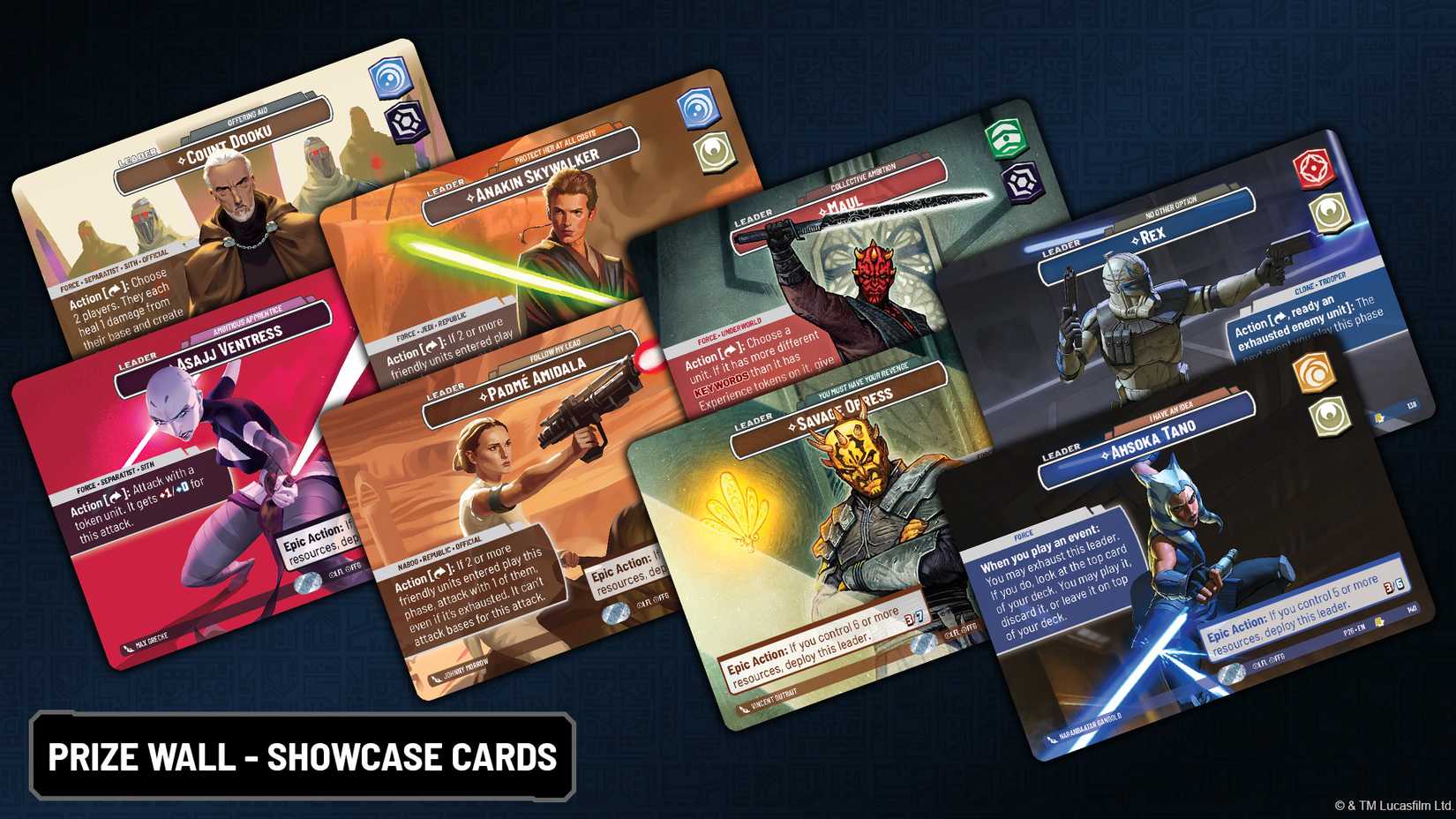 GC26 Prize Wall Showcase All