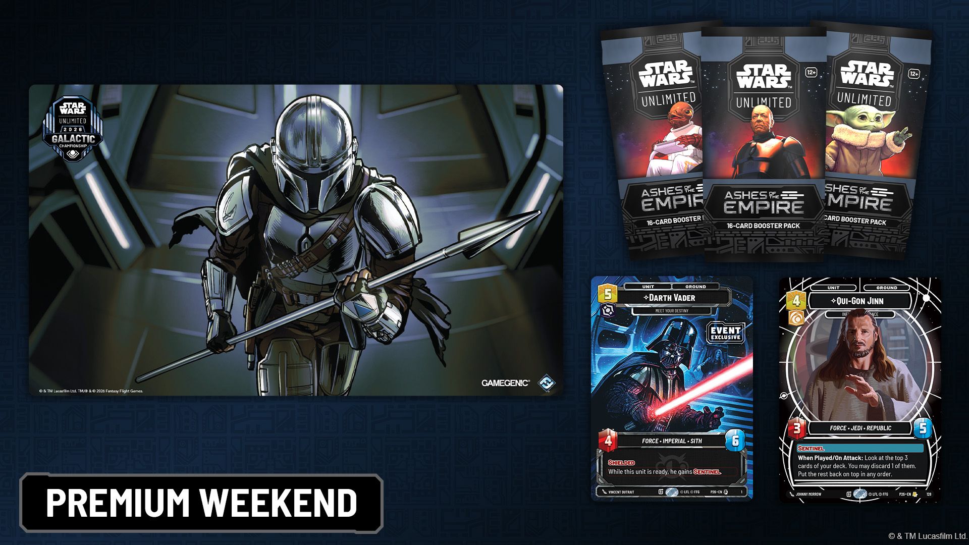 Star Wars: Unlimited Galactic Championship 2026 reveals full prize