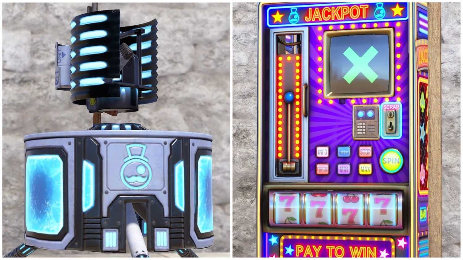 fancyorb auto turret and vending machine