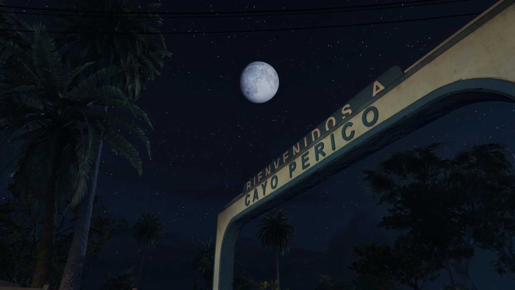 The moon in GTA