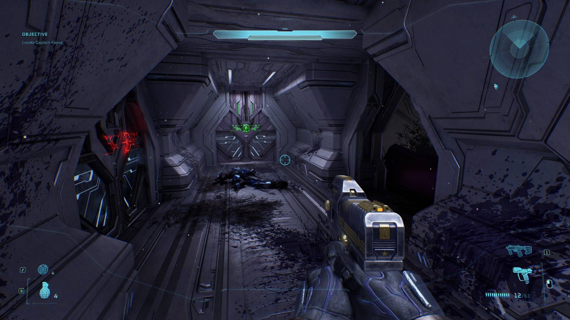  Campaign Evolved looking at a dead elite.