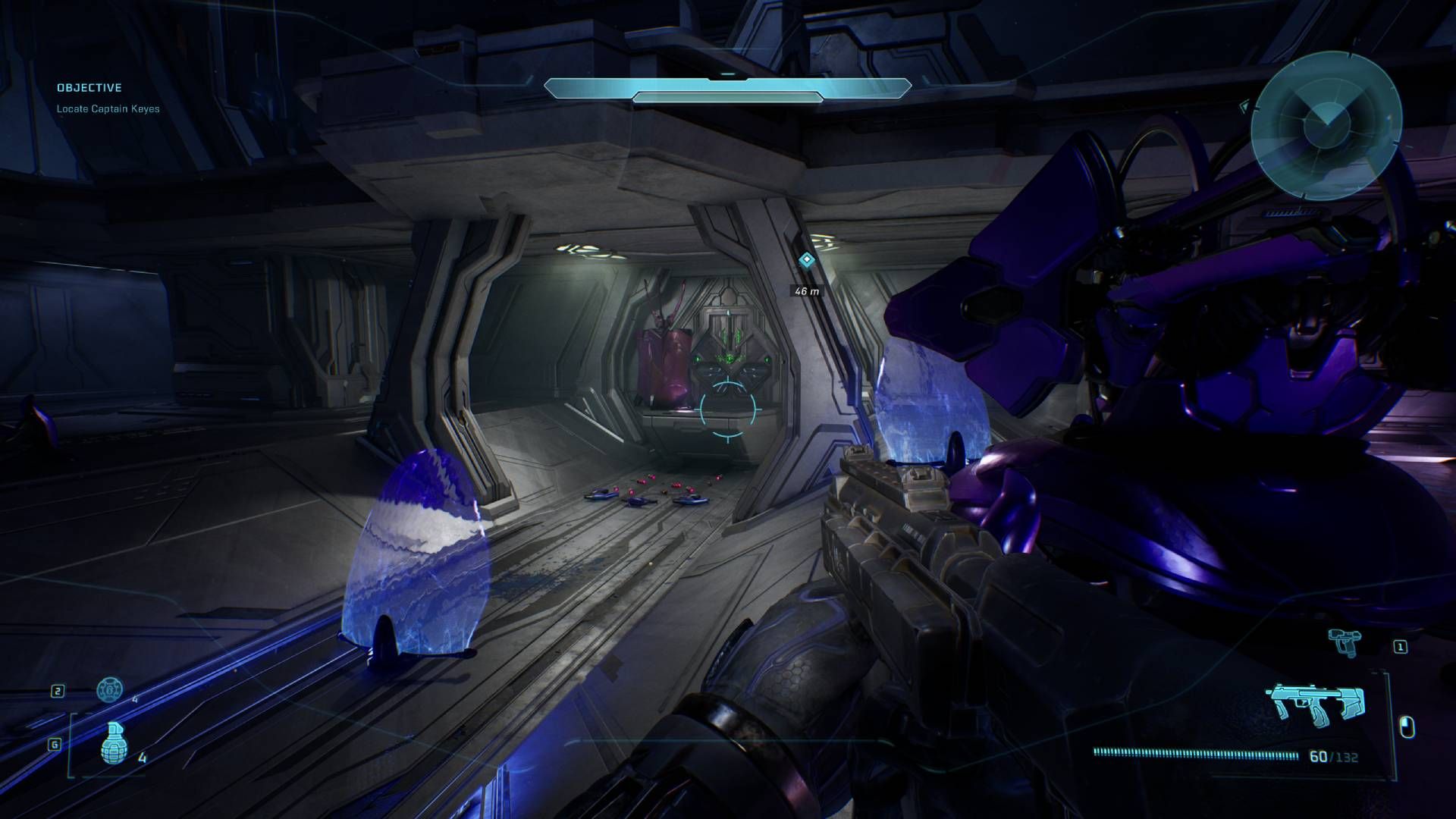  Campaign Evolved looking at the door to the paranoid marine.