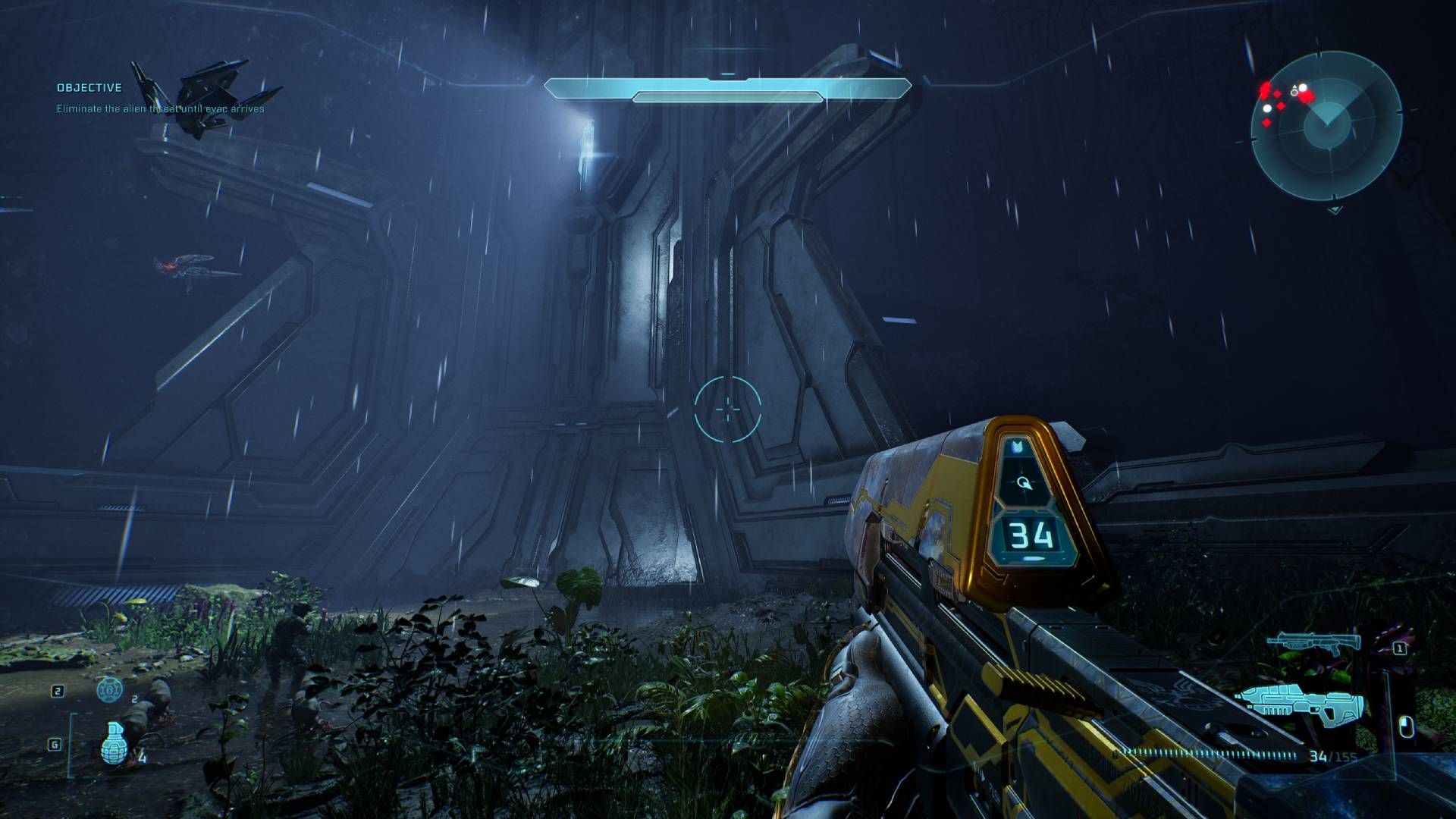  Campaign Evolved looking at the big structure evac point.