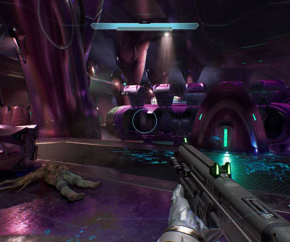 Campaign Evolved looking at the shuttle bay.