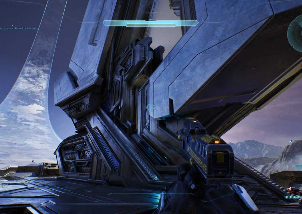 The Covenant structure that has the Grunt Funeral skull on it in Halo Campaign Evolved.