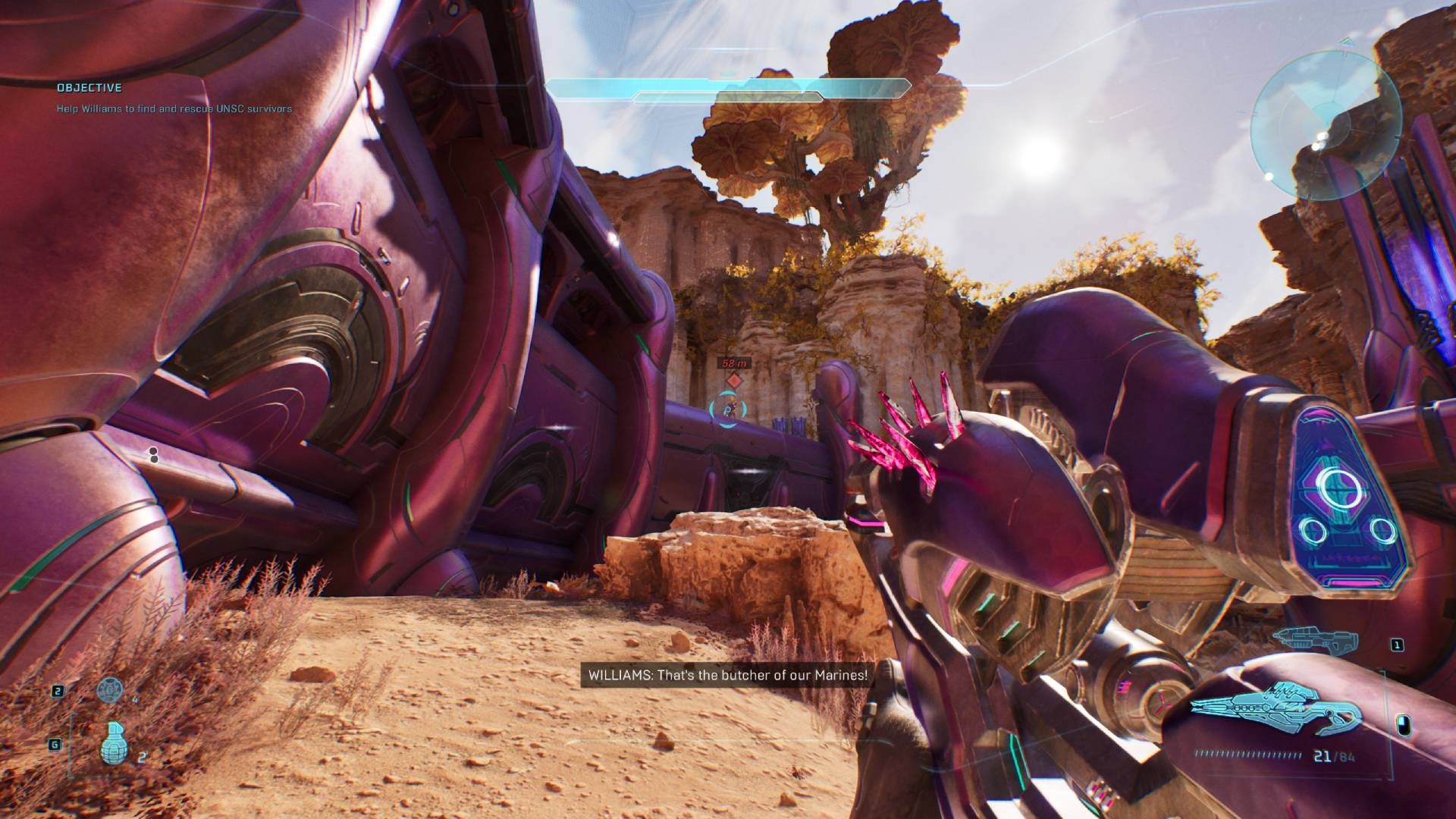  Campaign Evolved looking at the invicible elite on a ledge.