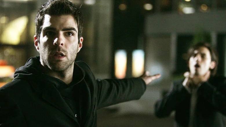Sylar and Peter Petrelli in Heroes