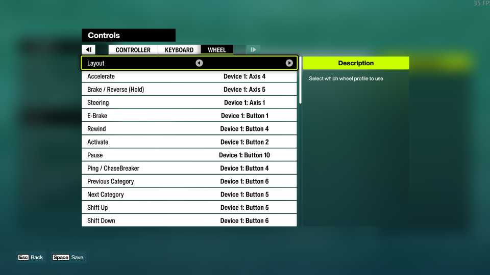 logitech racing wheel settings