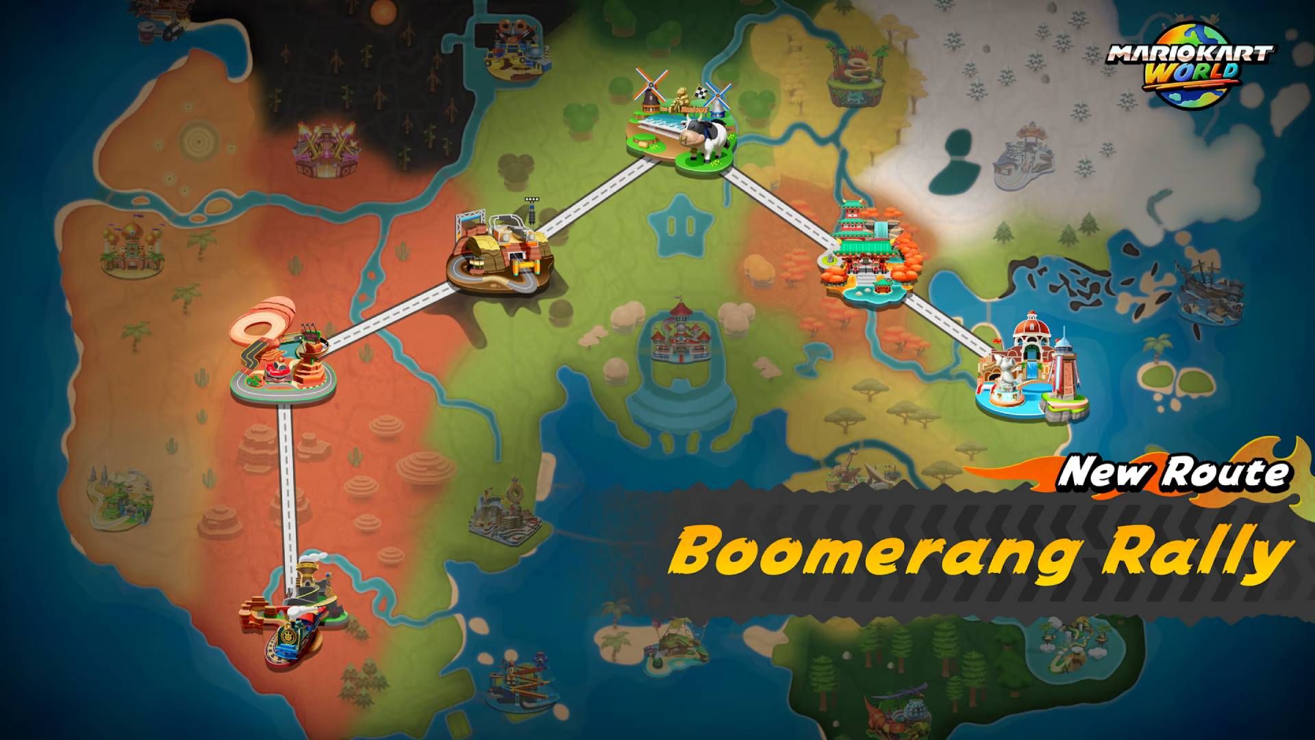 Mario Kart World update 1.7.0 adds new Knockout Tour routes