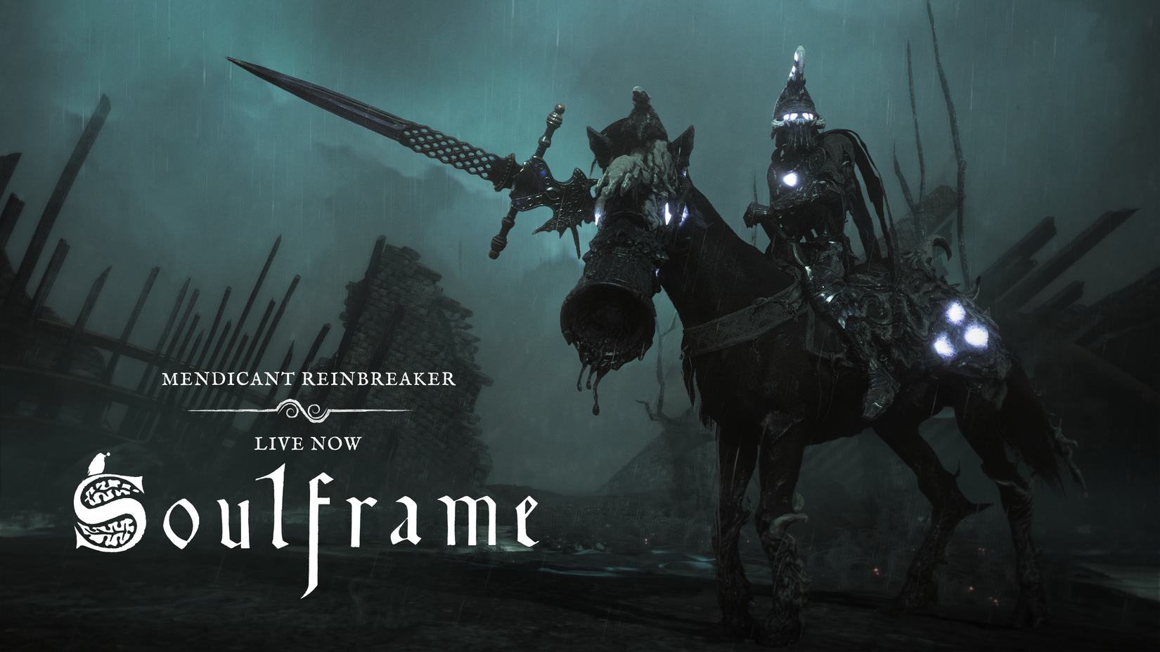 Key art for Soulframe's new Mendicant Reinbreaker boss