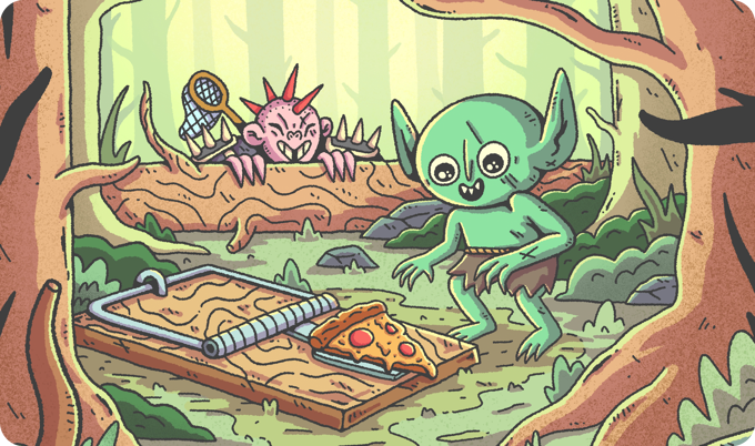 Moggcatcher Wizard of Barge playmat