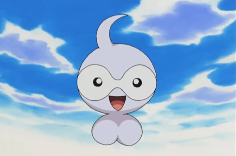 Un Castform aparece en la serie de anime Pokémon.