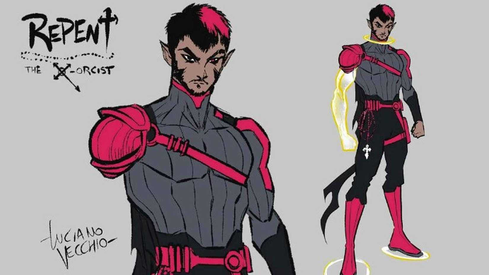Art of the x-men character repent