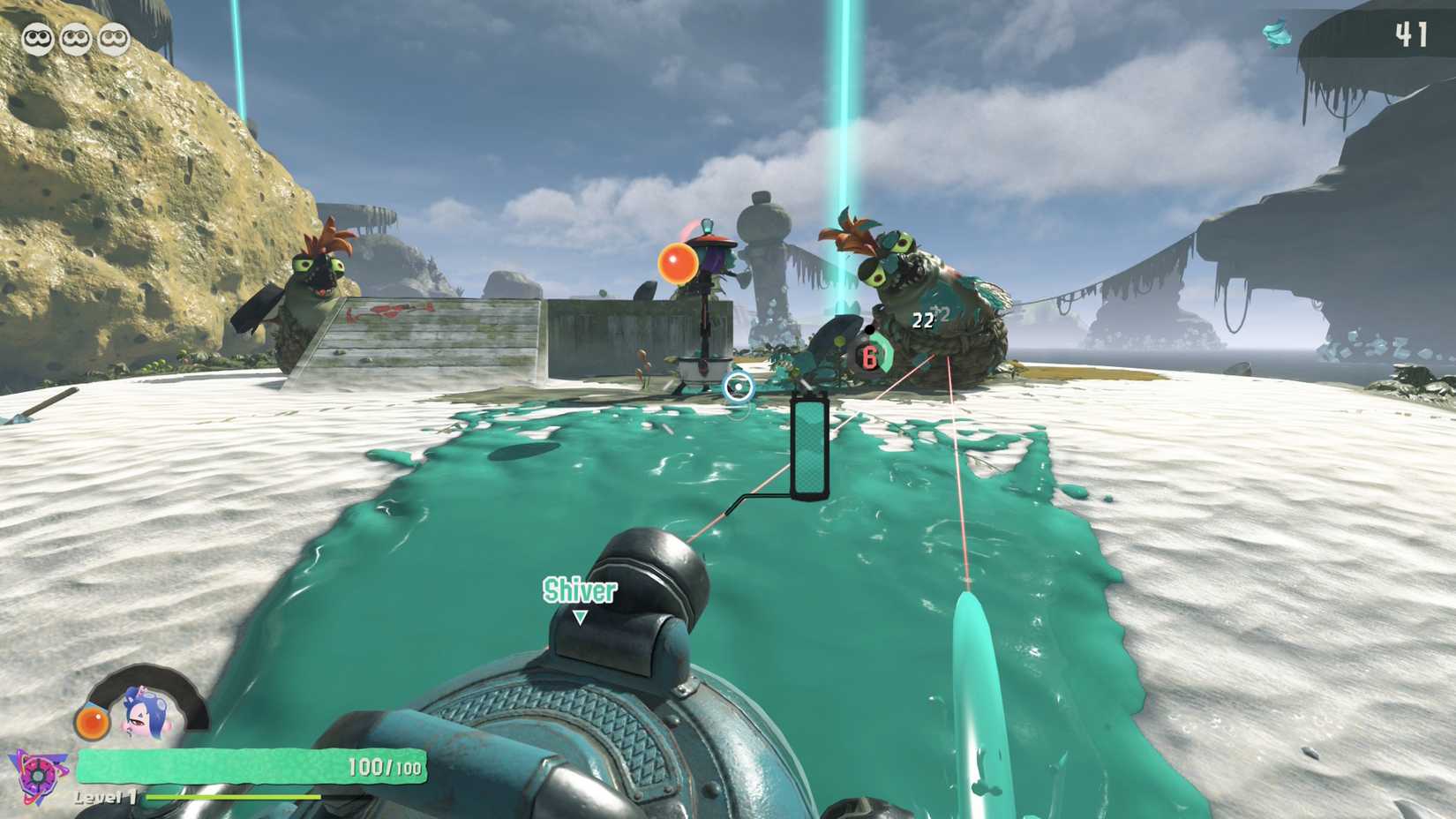 Sử dụng Shot Pot trong Splatoon Raiders