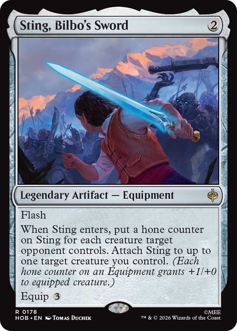 mtg bilbo card Bilbo, Luckwearer from The Hobbit Spoiler When Bilbo Bilbo, Luckwearer - The Hobbit