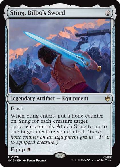 mtg bilbo card Bilbo, Luckwearer from The Hobbit Spoiler When Bilbo Bilbo, Luckwearer - The Hobbit