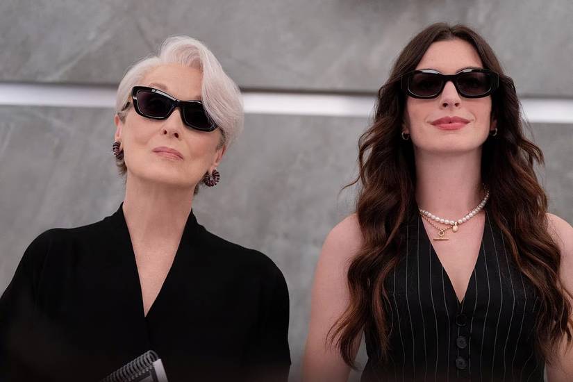 Meryl Steep và Anne Hathaway trong The Devil Wears Prada 2