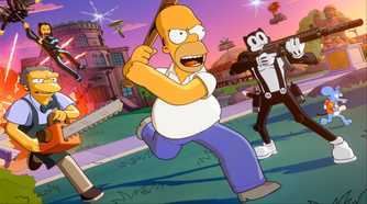 homer simpsons holding a bat in fortnite reload